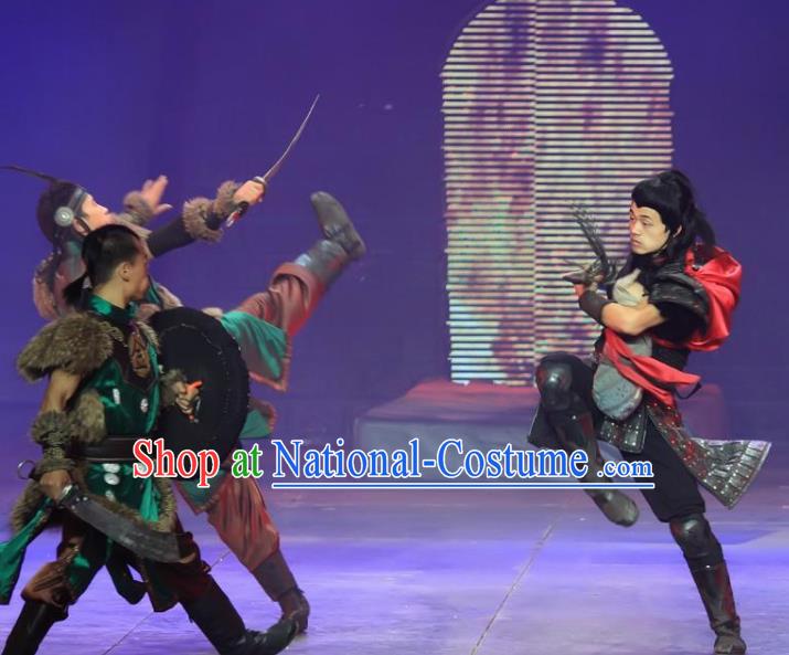 Chinese The Romantic Show of Songcheng General Stage Performance Dance Costume for Men