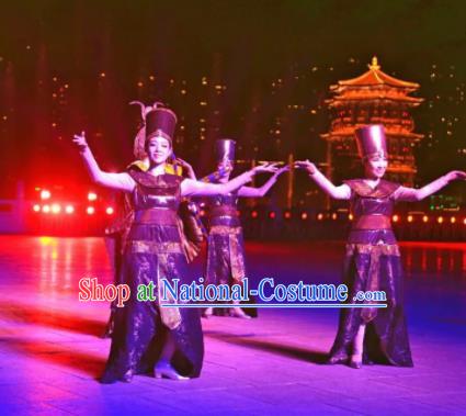 Chinese The Dream of Tang Dynasty Dance Dress Stage Performance Costume for Women