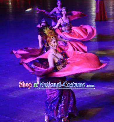 Chinese The Dream of Datang Tang Dynasty Dance Dress Stage Performance Costume for Women