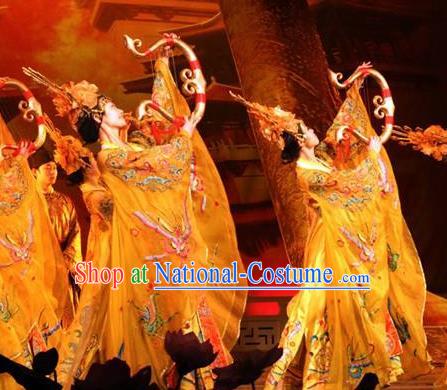 Chinese The Dream of Datang Tang Dynasty Palace Feast Dance Dress Stage Performance Costume for Women