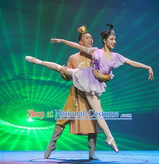 Chinese The Romantic Show of Mingyue Stage Show Classical Dance Costumes for Women for Men