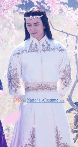 Ancient Chinese Drama Swordsman Chong Ming Hanfu Clothing Ever Night Traditional Tang Dynasty Prince Costumes for Men