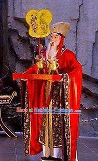 Chinese Mount Tai Worship Ceremony Tang Dynasty Minister Stage Performance Dance Costume for Men