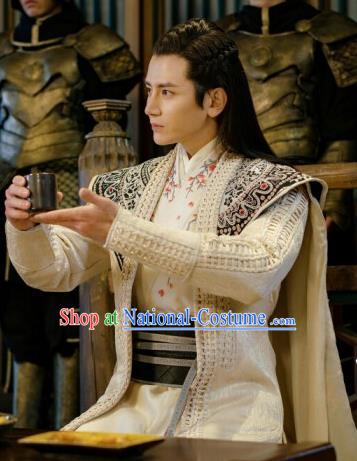 Drama Ever Night Chinese Ancient Crown Prince Longqing Hanfu Clothing Traditional Tang Dynasty Swordsman Costumes for Men