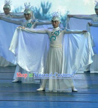 Chinese Picturesque Huizhou Dance Clothing Stage Performance Costume for Men