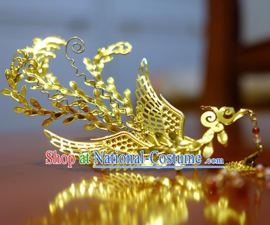 Chinese Traditional Ancient Court Queen Phoenix Hairpins Classical Hanfu Hair Accessories for Women