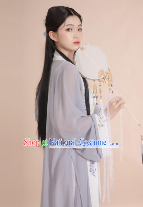 Traditional Chinese Song Dynasty Female Civilian Replica Costumes Ancient Young Lady Hanfu Dress for Women