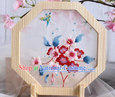 Chinese Traditional Suzhou Embroidery Plum Blossom Decoration Embroidered Craft