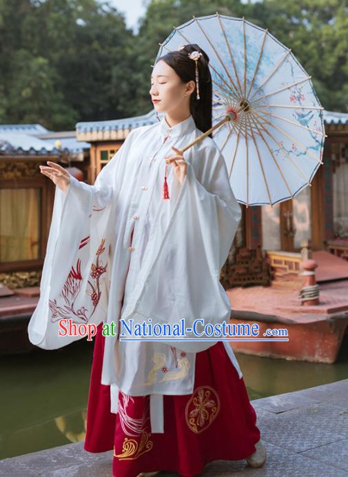 Traditional Chinese Ming Dynasty Palace Lady Replica Costumes Ancient Royal Princess Hanfu Dress for Women