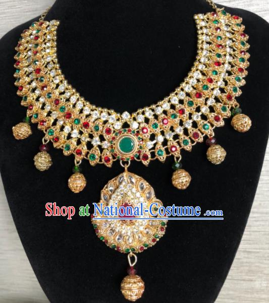 South Asia  Indian Bride Jewelry Accessories Traditional   India Hui Nationality Wedding Gems Eyebrows Pendant for Women