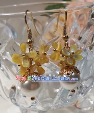 Traditional Chinese Classical Osmanthus Fragrans Earrings Hanfu Jewelry Accessories for Women