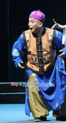 Xu Tietang Traditional Chinese Qin Opera Qing Dynasty Nobility Childe Stage Performance Costumes and Headwear for Men