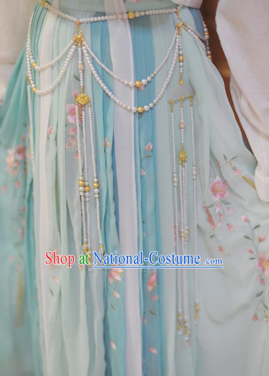 Traditional Chinese Hanfu Tassel Belts Ancient Princess Waist Accessories for Women