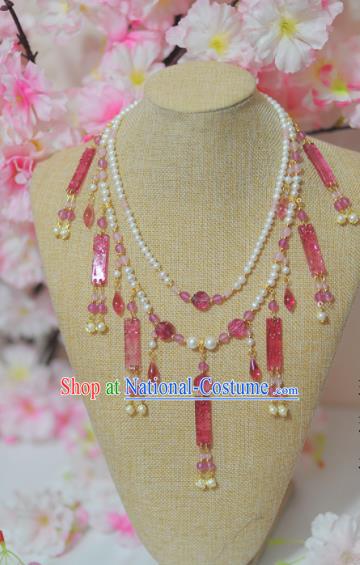 Traditional Chinese Hanfu Necklace Ancient Princess Necklet Accessories for Women