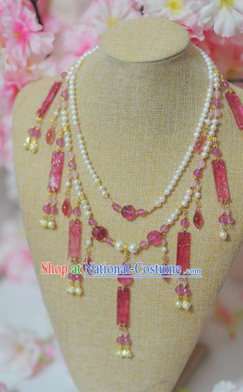 Traditional Chinese Hanfu Necklace Ancient Princess Necklet Accessories for Women