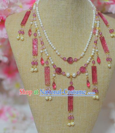 Traditional Chinese Hanfu Necklace Ancient Princess Necklet Accessories for Women