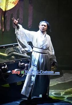 Chinese Drama Shang Yang Swordsman Clothing Stage Performance Dance Costume for Men