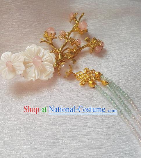 Traditional Chinese Classical Plum Hair Claw Hairpins Ancient Princess Hanfu Hair Accessories for Women