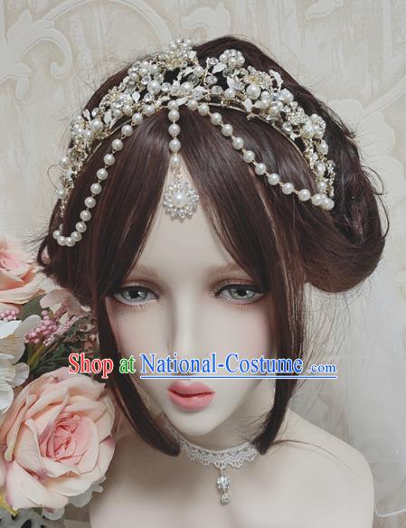 Top Grade Baroque Princess Crystal Royal Crown Handmade Hair Accessories for Women