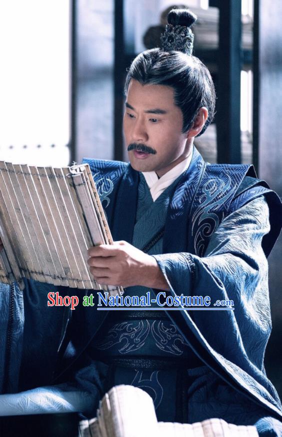 Drama Fights Break Sphere Ancient Chinese Royal Highness Swordsman Xiao Zhan Costumes for Men