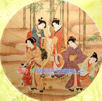 Japanese Handmade Printing Oil Paper Umbrella Traditional Dance Umbrellas