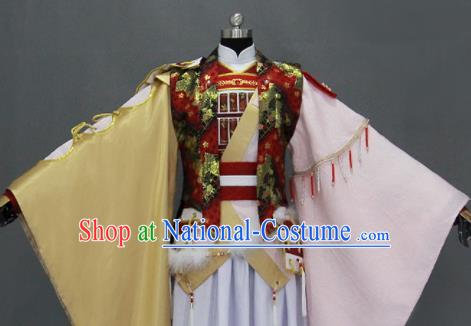 Traditional Chinese Cosplay Goddess Queen Dress Ancient Drama Female Swordsman Costumes for Women