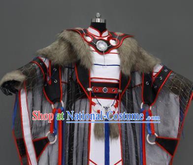 Chinese Traditional Cosplay King Costumes Ancient Swordsman Clothing for Men