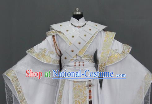 Chinese Traditional Cosplay Taoist King Costumes Ancient Swordsman Clothing for Men