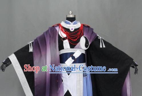 Customize Chinese Traditional Cosplay Taoist Priest Costumes Ancient Swordsman Clothing for Men