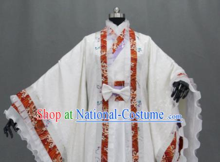 Customize Chinese Traditional Cosplay Nobility Childe Costumes Ancient Swordsman Clothing for Men