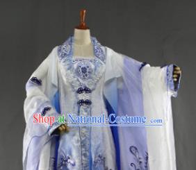 Traditional Chinese Cosplay Goddess Empress Song Ning Dress Ancient Drama Female Swordsman Costumes for Women