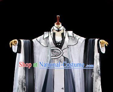 Traditional Chinese Cosplay Imperial Princess Song Ning Dress Ancient Drama Goddess Costumes for Women