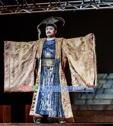 Chinese Drama Prince of Lanling Ancient Northern Dynasties King Clothing Stage Performance Dance Costume for Men