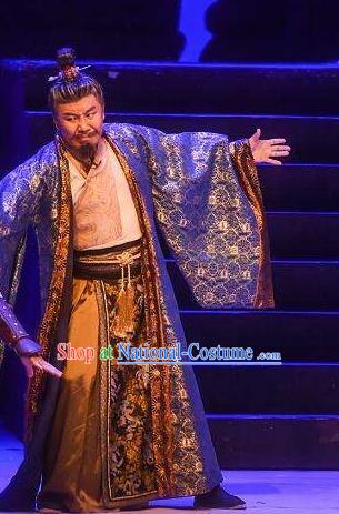 Chinese Drama Guangling Verse Ancient Jin Dynasty Official Clothing Stage Performance Dance Costume for Men