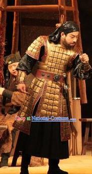 Chinese Drama New Dragon Inn Ancient General Body Armor Clothing Stage Performance Dance Costume for Men