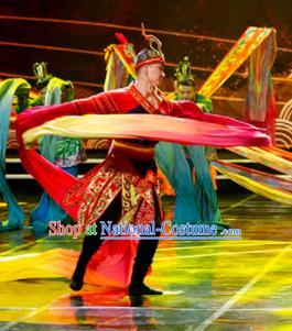 Chinese Phenix Dance In The Sky Classical Dance Water Sleeve Clothing Stage Performance Dance Costume for Men