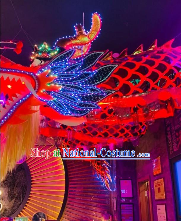 LED Super Large Dragon Head Dragon Dance Costume Complete Set