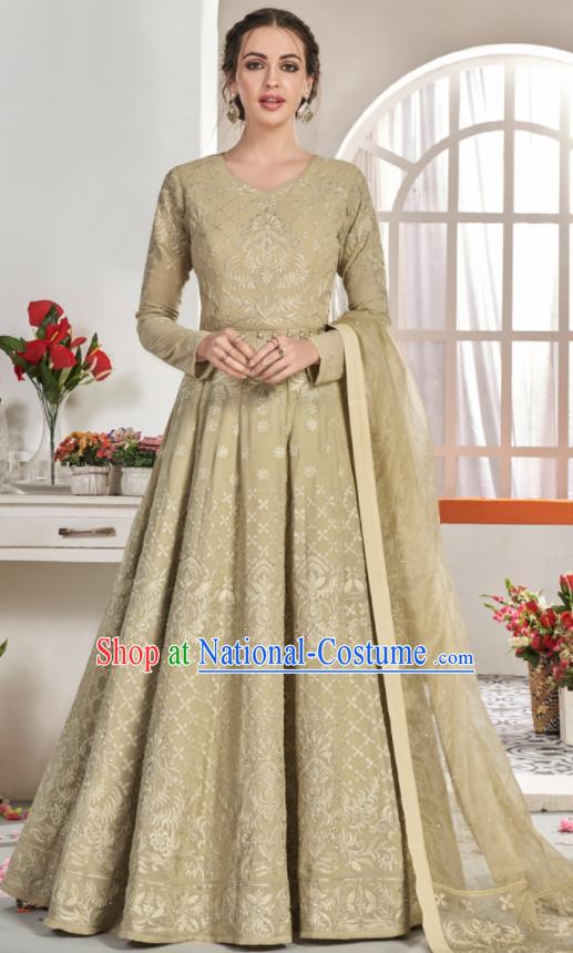 Asian Indian National Lehenga Bollywood Kelly Georgette Embroidered Dress India Traditional Costumes for Women