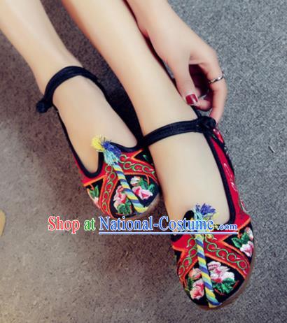 Traditional Chinese National Shoes Embroidered Shoes Hanfu Shoes for Women