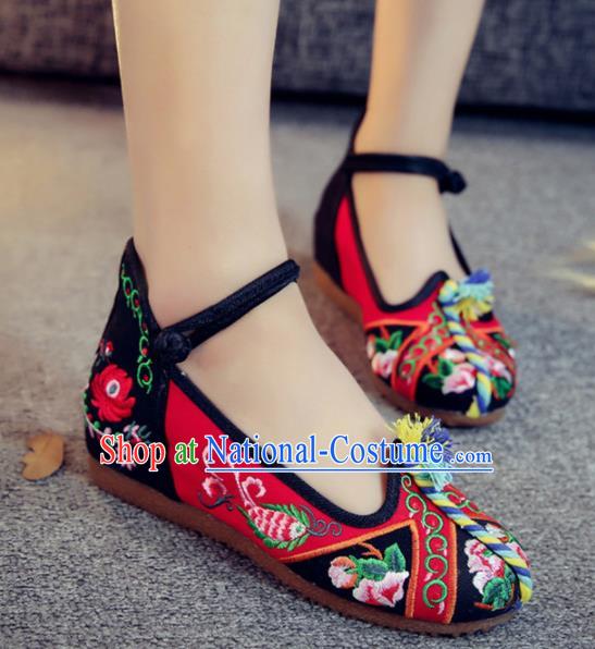 Traditional Chinese National Shoes Embroidered Shoes Hanfu Shoes for Women