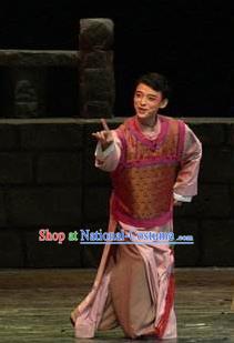 Chinese Moon Shines On Sugarbush Ferry Male Clothing Stage Performance Dance Costume for Men