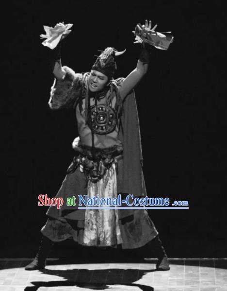 Nostalgia Is A Disease Chinese Ancient Swordsman Clothing Stage Performance Dance Costume for Men