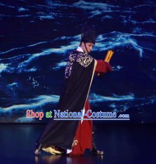 Meet Millennium Chinese Ancient Eunuch Clothing Stage Performance Dance Costume for Men