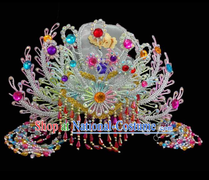 Chinese Traditional Beijing Opera Hair Accessories Peking Opera Diva Phoenix Coronet for Adults