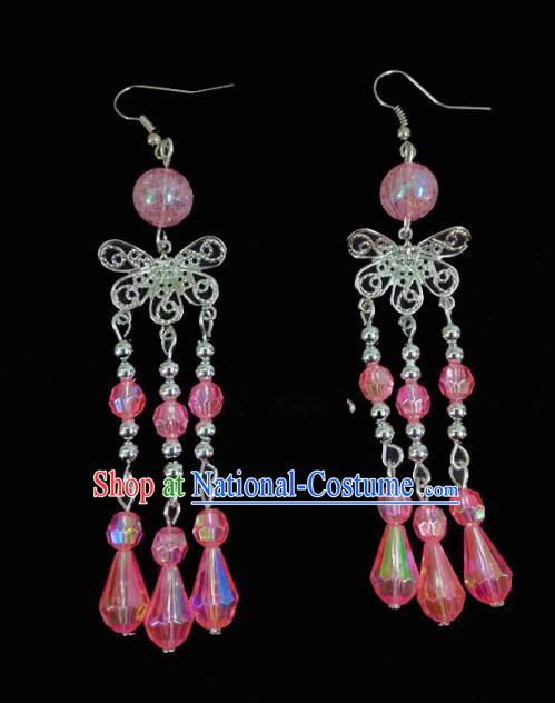 Chinese Traditional Beijing Opera Accessories Peking Opera Earrings for Adults