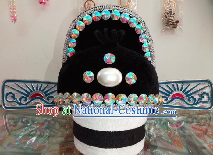 Chinese Traditional Beijing Opera Headwear Peking Opera Number One Scholar Official Hat for Adults