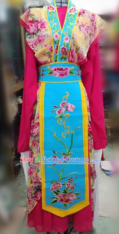 Chinese Traditional Beijing Opera Young Lady Dress Peking Opera Actress Water Sleeve Costume for Adults