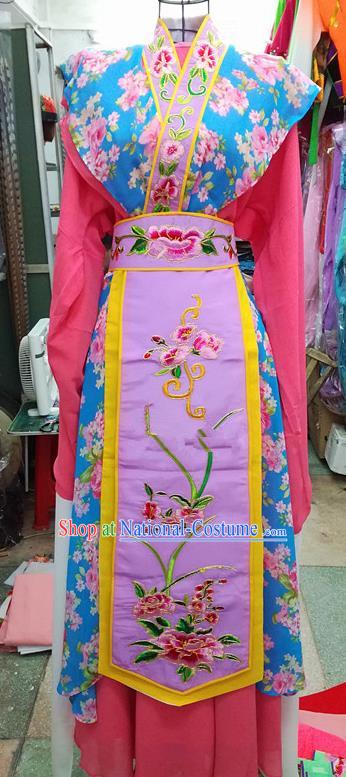 Chinese Traditional Beijing Opera Actress Dress Peking Opera Water Sleeve Costume for Adults