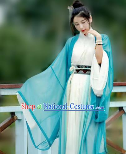 Chinese Ancient Court Princess Hanfu Dress Jin Dynasty Palace Lady Historical Costume for Women