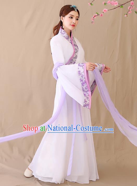 Chinese Ancient Han Dynasty Historical Costumes Traditional Palace Lady Hanfu Dress for Women